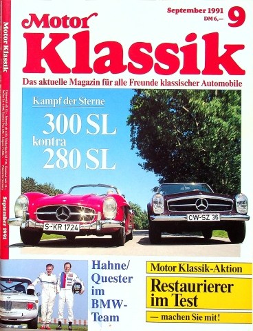 Deckblatt Motor Klassik (09/1991)